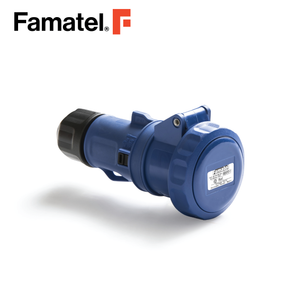 Industrial Mobile Socket 1PH + N + PE 3 Pin  32A IP67