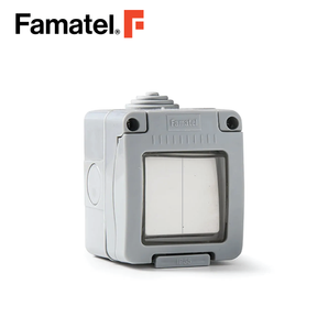 IP55 Surface Switches 8.2x7cm 10A/250VAC 2 Gang