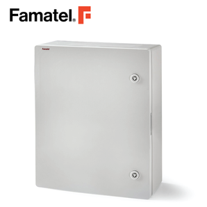 Enclosure UV ABS 50x40x17.5 cm IP65 Lockable Door Included Galvanized Plate