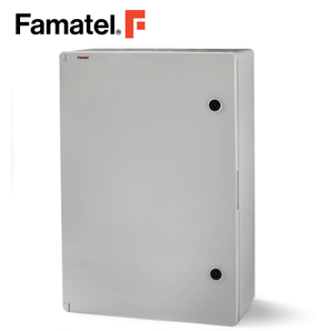 Enclosure UV ABS 60x40x20 cm IP65 Lockable Door Included Galvanized Plate