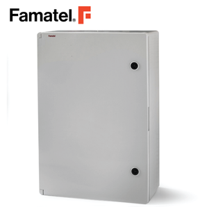 Enclosure UV ABS 60x40x20 cm IP65 Lockable Door Included Galvanized Plate