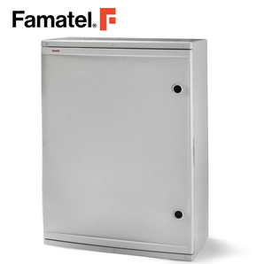 Enclosure UV ABS 70x:50x24 cm IP65 Lockable Door Included Galvanized Plate