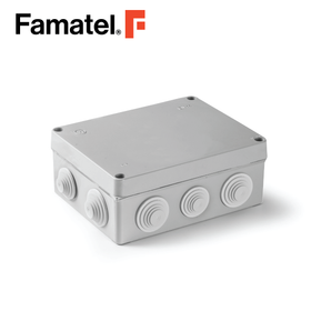 UV Junction Box ABS 22x17x8.5 cm IP55 With Cones & Screws