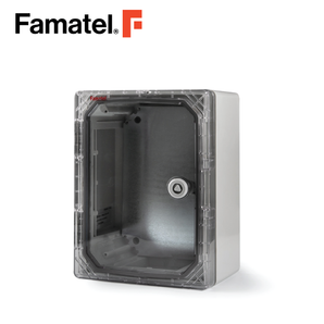 Enclosure Wall Mounted 28x21x13.5 cm IP65 Transparent Included Galvanized Plate