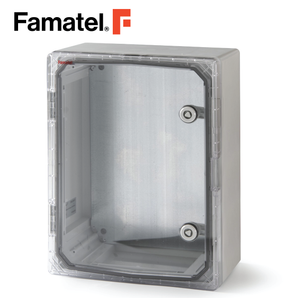 Enclosure Wall Mounted 40x30x16.5 cm IP65 Transparent Included Galvanized Plate