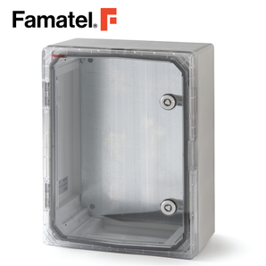 Enclosure Wall Mounted 40x30x16.5 cm IP65 Transparent Included Galvanized Plate