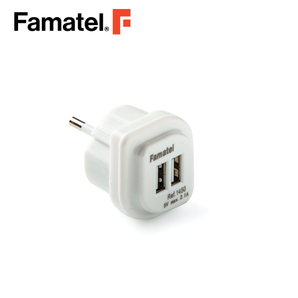 Adapter 2Way USB 2.1A 5V IP20
