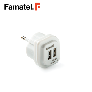 Adapter 2Way USB 2.1A 5V IP20