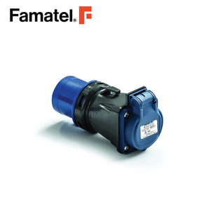 Industrial Adapter 13910-F IP40 230V 16A - CEE Plug / Socket With Pin