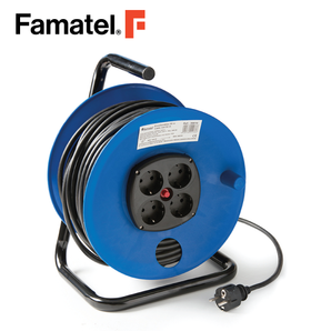 Cable Reel 2P+E/4x2P+E 16A 250V with CB 50m