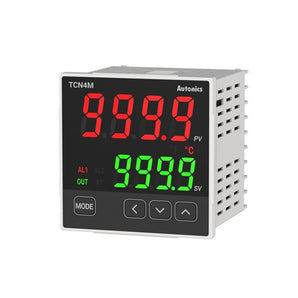 TEMPERATURE CONTROLLER - DIN W72XH72MM - OUTPUT / RELAY + SSR - SOURCE 100/240VAC
