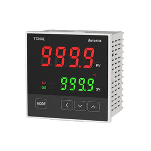 TEMPERATURE CONTROLLER - DIN W96XH96MM - OUTPUT / RELAY + SSR - SOURCE 100/240VAC