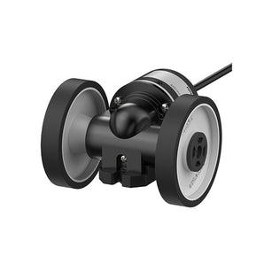 WHEEL TYPE INCREMENTAL ROTARY ENCODER VOLTAGE OUTPUT 12-24VDC OUTPUT PHASE AB PHASE Gear ratio : 1:1 [ measurement unit-1mm ]