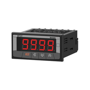 DIGITAL METER 4 DIGIT DIN SIZE W72XH36MM MEASURING INPUT DC VOLT (0-500V) POWER SUPLY 100-240VAC