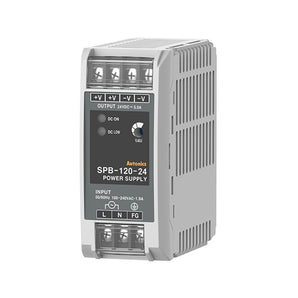 DIN RAIL MOUNTED POWER SUPPLY INPUT 220VAC OUTPUT 120 WATT 24VDC 5A