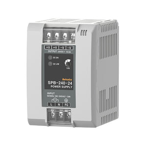 DIN RAIL MOUNTED POWER SUPPLY INPUT 220VAC OUTPUT 240 WATT 24VDC 10A