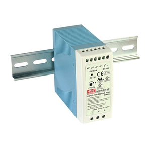 AC-DC INDUSTRIAL DIN RAIL POWER SUPPLY OUTPUT 12VDC AT 5A PLASTIC CASE