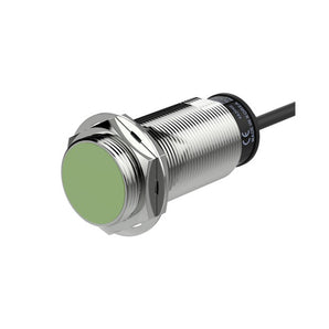 Long-Distance Cylindrical Inductive Proximity Sensor Flush 30mm Diameter, NPN NO, Sensing distance : 10mm
