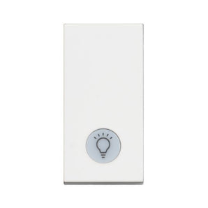 One-way switch 1P 10 AX - 250 Vac - lightable - lamp symbol (RW4001LA)