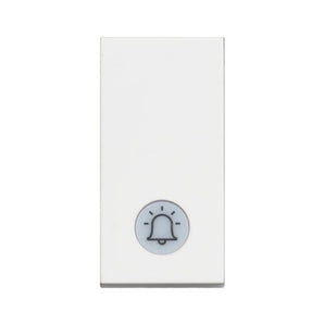 Push buttons 1P (NO) 10 A - 250 Vac - bell symbol - lightable (BT-RW4042V230)