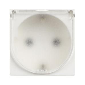 German standard socket 2P+E 16A 250 Vac with IP20 flap