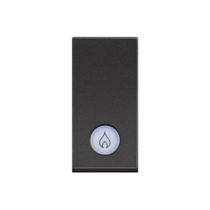 One-way switch 1P 16 AX - 250 Vac - lightable - heater symbol (RG4001LP)