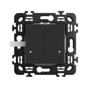 Wireless light switch. It is equipped with two buttons to control two different connected devices (RG4003DCW)
