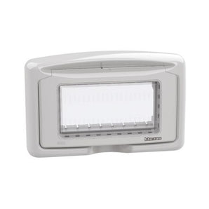 IP55 waterproof covers - grey color - 4 modules