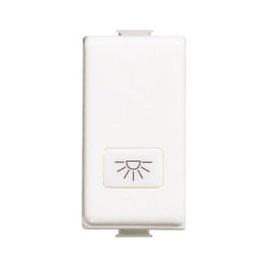 Key cover with symbol - lamp - white