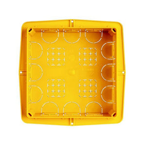 6+6 modules flush mounted box