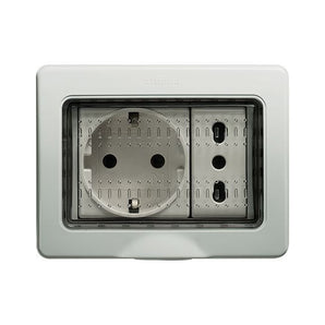 Box IP55 (base + cover) - for 3 modules Matix