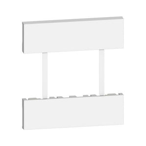 Covers for European/american sockets items KM4188GFG6 - KM4185 - KM4188 White