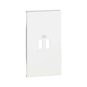 Covers for 2-module USB chargers (KW12C). For items K4285C2, K4286C2, K4287C4