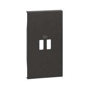 Covers for 2-module USB chargers (KG12C). For items K4285C2, K4286C2, K4287C2