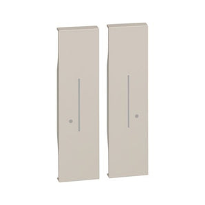 Lightable cover for wireless double light switch KM36M2