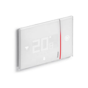 Smarther with Netatmo connected thermostat - white finish & flush mounting version