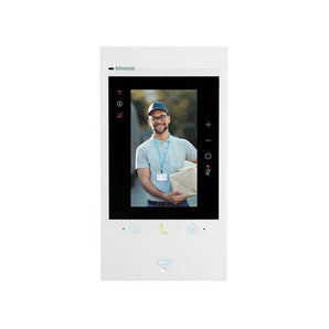 Classe 300EOS connected 2-wires / Wi-Fi white video internal unit with integrated Alexa voice assistant