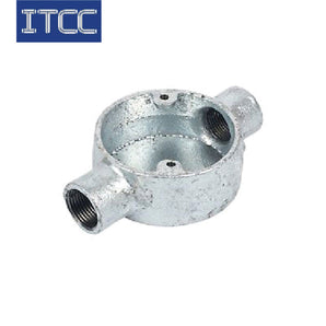 GI Through Way BS4568V 20mm