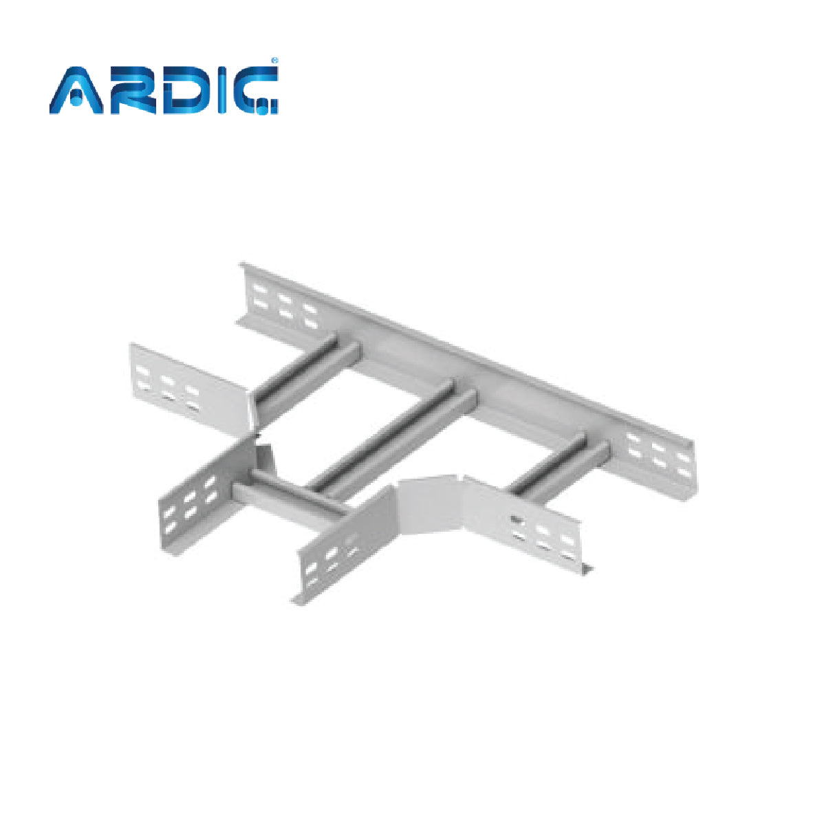 External Ladder Rack Bend TEE Horizontal Bend Of Cable Ladder H:100 W:400 T:2.0 - HDG – Obaido