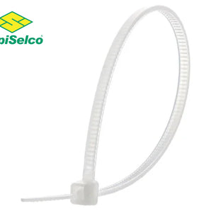 NYLONE CABLE TIE 300X4.5 MM WHITE PKT=100PCS