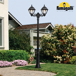 Garden Pole Lighting RICU BISSO/CEFA 2L A60 8.5W E27 Base CCT