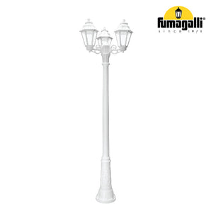 عامود انارة حدائق كبير 209cm مع لمبة 8.5 واط 3x سن 27 - IP55 CCT