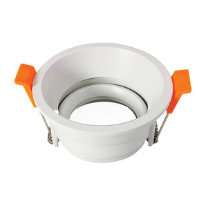 ARM Trimless Downlight Frame 8.2cm Adjustable White Aluminum
