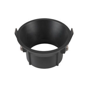 FRM Trimless Downlight Frame 7cm Black Aluminum