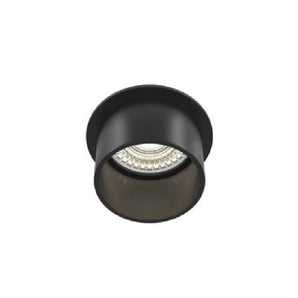 Trimless Downlight Frame 5.6x4.5cm Black Aluminum