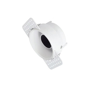 No Edges Downlight Frame 7.5cm White Aluminum