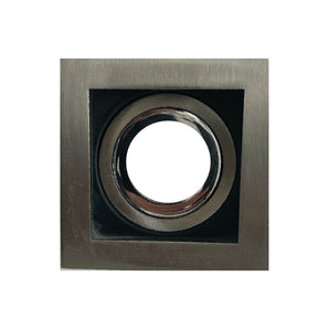 Adjustable Square Aluminum Downlight Frame 9x9cm Copper
