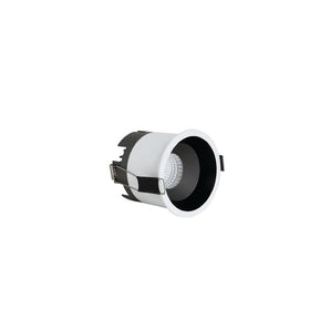 Trimless COB Downlight 1W 3000K 3cm White And Black Aluminum MD2