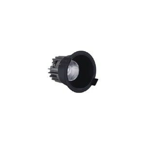 Trimless COB Downlight 3W 3000K 4cm Black Aluminum MD3