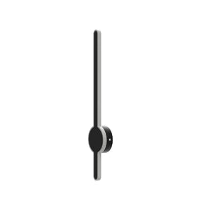 Black Steel Decorative Wall Light 10W 3000K 60cm With Circle C60